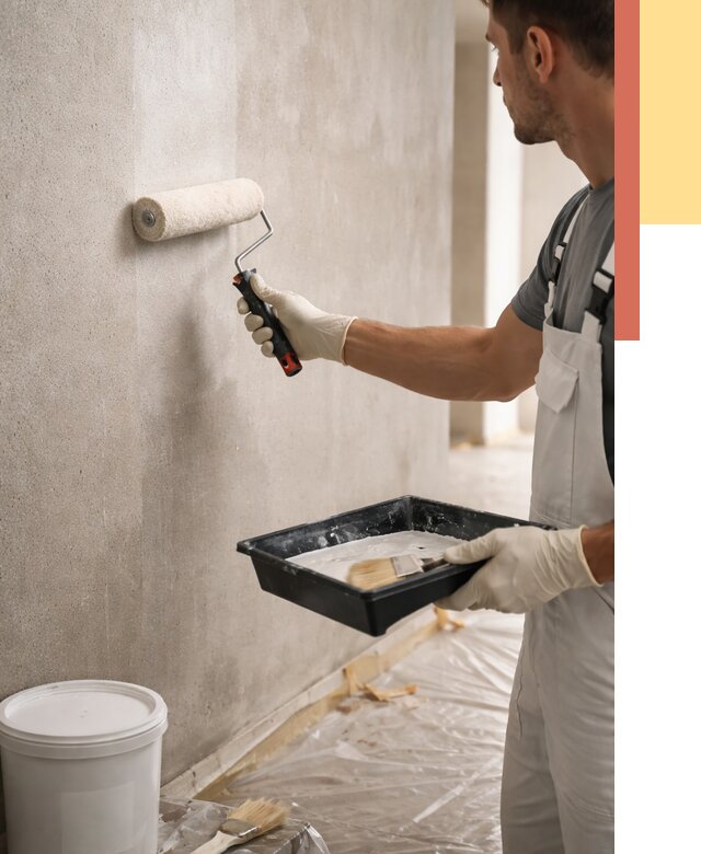 Грунтовка стен в Химках от 2281 руб. м2 — быстро, недорого, с материалом | ОТДЕЛОЧНИК-Хмк