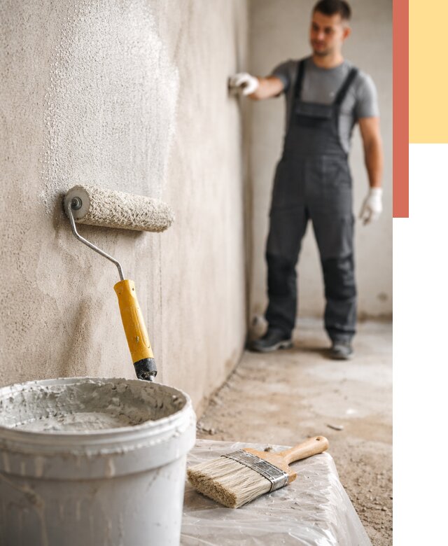 Нанесение бетоноконтакта на стены в Химках от 4354 руб. быстро и недорого | ОТДЕЛОЧНИК-Хмк