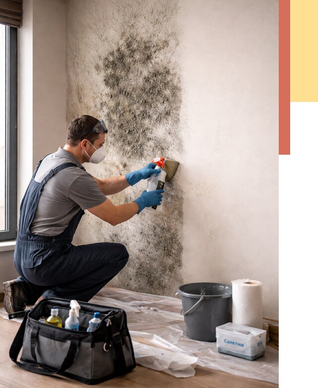 Удаление плесени со стен в Химках от 2229 руб. — быстро и недорого | ОТДЕЛОЧНИК-Хмк