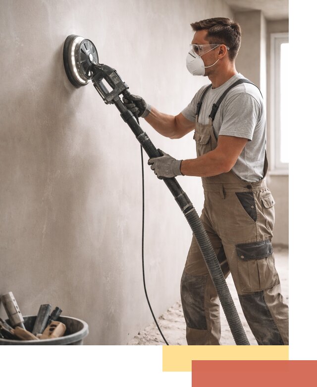 Профессиональная шлифовка стен в Химках быстро и качественно