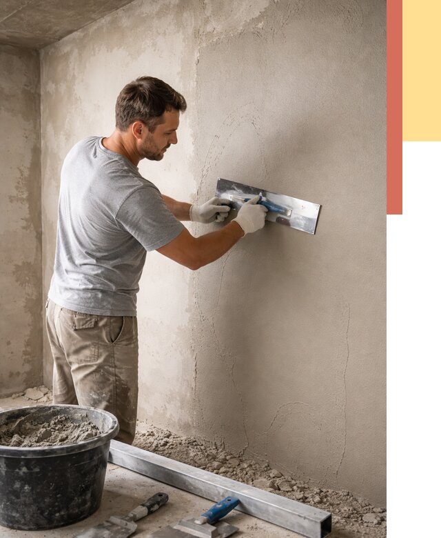 Штукатурка стен без маяков в Химках от 7464 руб/м2 — услуги и цена | ОТДЕЛОЧНИК-Хмк