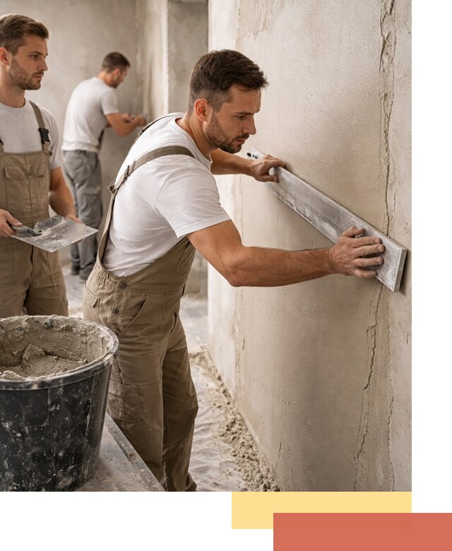 Штукатурка стен без маяков в Химках быстро и качественно