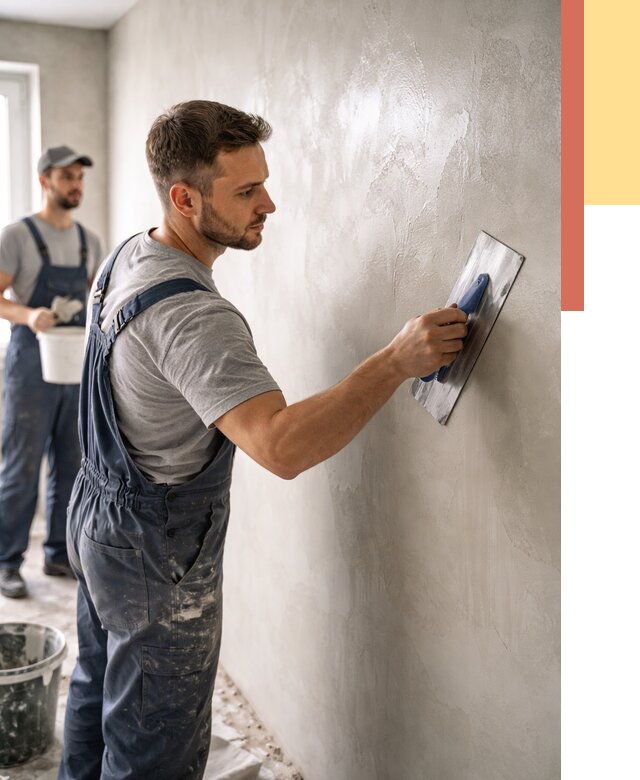 Глянцевание штукатурки стен в Химках от 7775 руб. — услуги и затирка | ОТДЕЛОЧНИК-Хмк