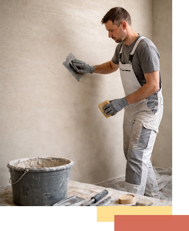 Декоративная штукатурка травертин в Химках для стен и потолков