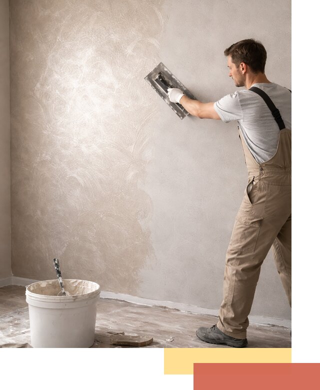 Декоративная штукатурка «Мокрый шелк» под ключ в Химках