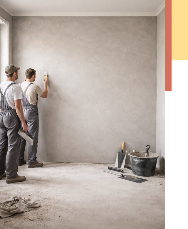 Микробетон на стены в Химках от 1296 руб. — нанесение и отделка | ОТДЕЛОЧНИК-Хмк