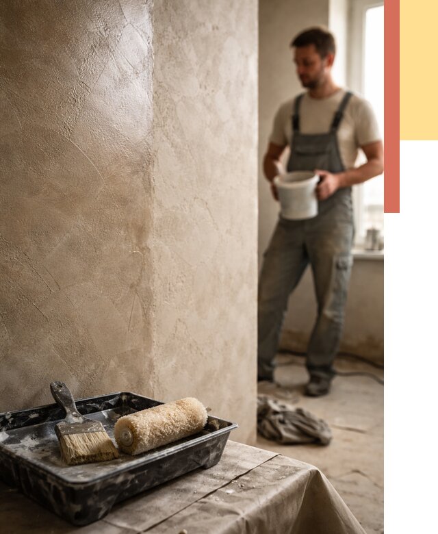 Нанесение воска на штукатурку в Химках от 3628 руб. | Услуги ОТДЕЛОЧНИК-Хмк