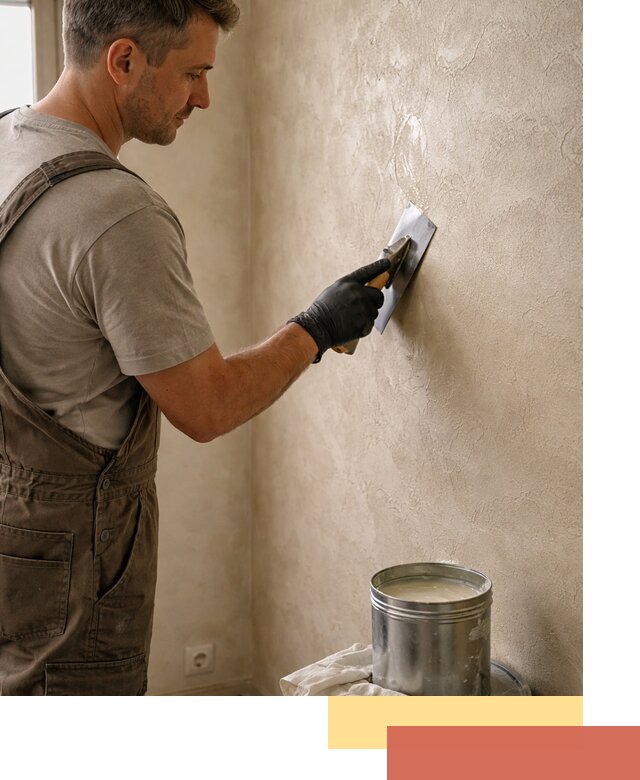 Нанесение воска на штукатурку в Химках для защиты и блеска