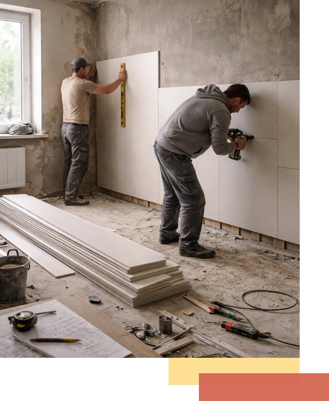 Монтаж ПВХ панелей на стены в Химках качественно и быстро