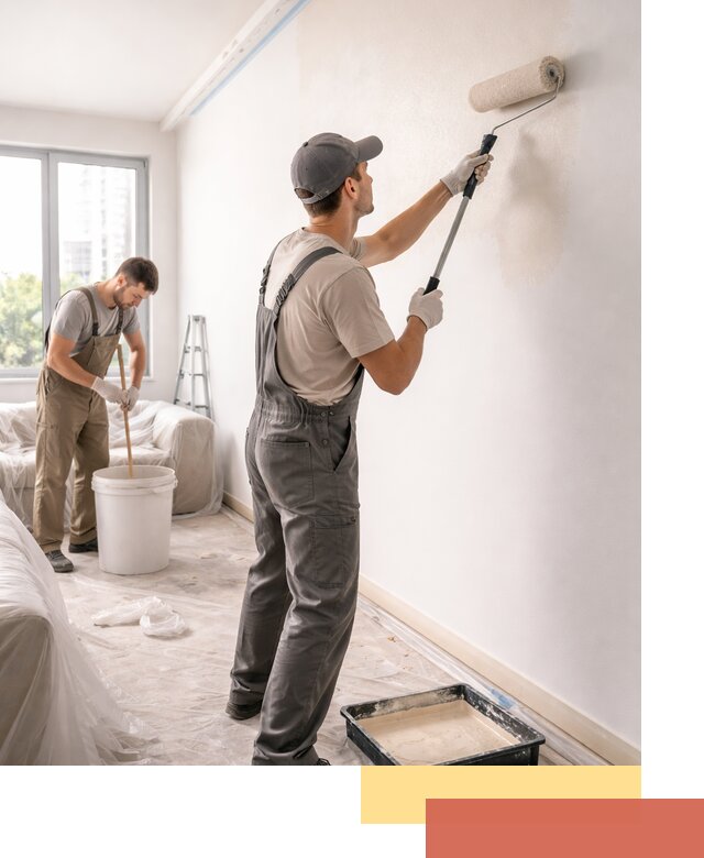 Покраска стен в офисе в Химках — быстрый и качественный ремонт