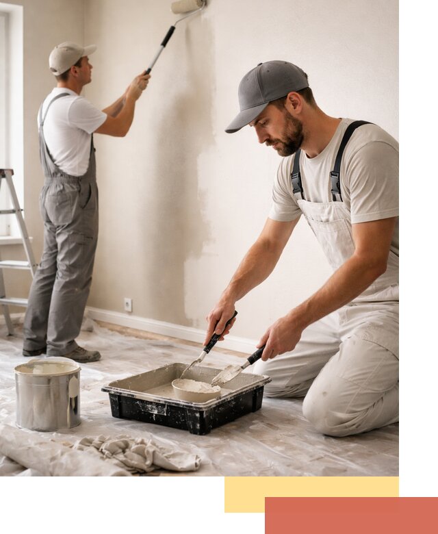 Покраска стен в квартире в Химках — профессионально и аккуратно