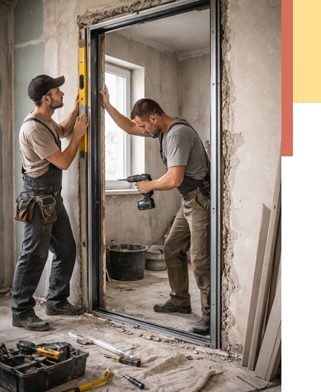 Закладка дверного проема в Химках от 3628 руб. — быстро и недорого | ОТДЕЛОЧНИК-Хмк