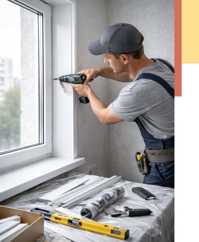 Установка пластиковых откосов в Химках от 2333 руб. | ОТДЕЛОЧНИК-Хмк монтаж, быстро и недорого