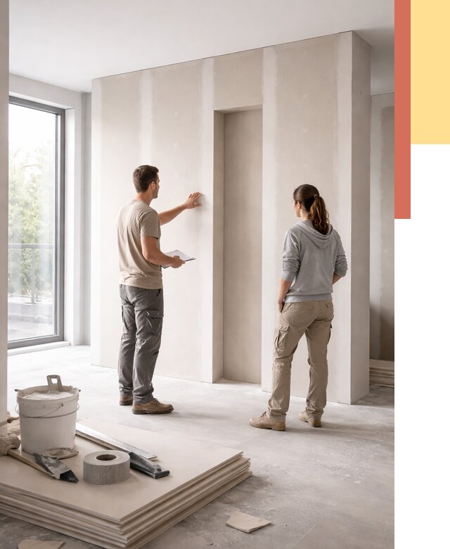 Зонирующая перегородка из гипсокартона в Химках от 2903 руб. под ключ | ОТДЕЛОЧНИК-Хмк