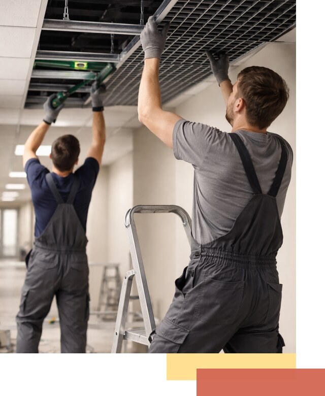 Монтаж потолка Грильято в Химках: установка под ключ качественно