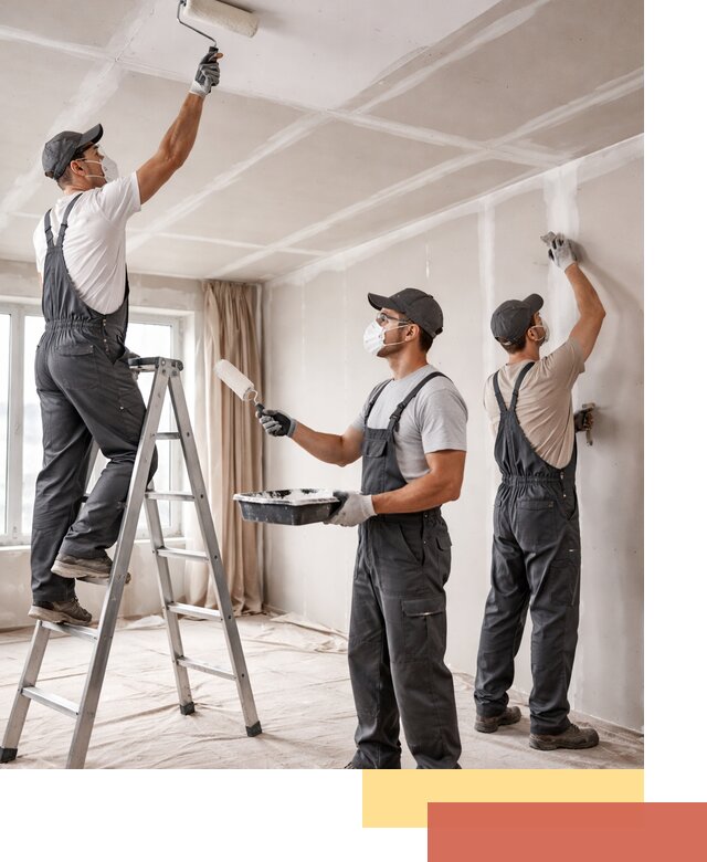 Покраска потолка из гипсокартона в Химках качественно и недорого