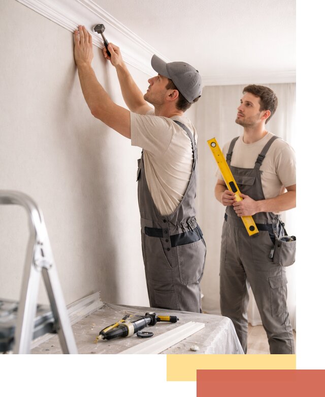 Монтаж потолочного плинтуса в Химках качественно и быстро