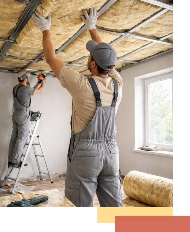 Утепление потолка под ключ в Химках качественно и быстро